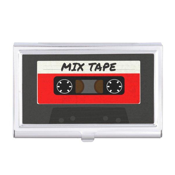 Red Mix Tape - 80s And 90s Retro Inspired Gift  Case