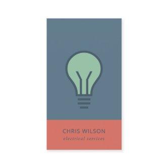 RED NAVY GREEN ELECTIC BULB ELECTRICIAN ELECTRIC