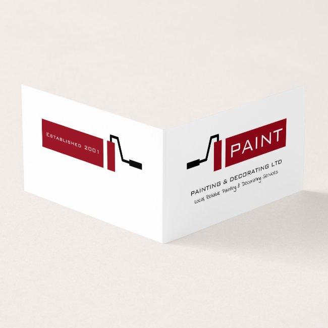 Red Paint Roller, Painter & Decorator Photo
