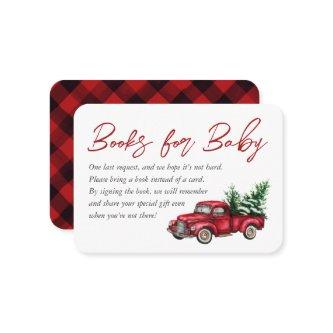 Red Plaid Bundle of Joy Books for Baby Insert