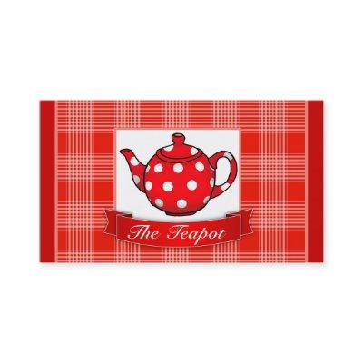 Red Polka Dot Teapot