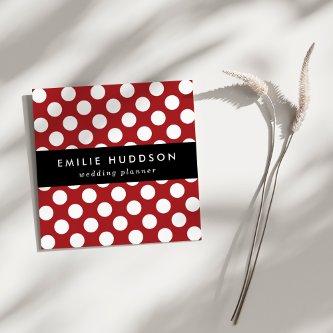 Red Polka Dots, Polka Dot Pattern, Dots, Dotted Square