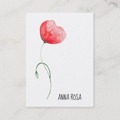 *~* Red Poppy Floral Wedding Event Planner Simple