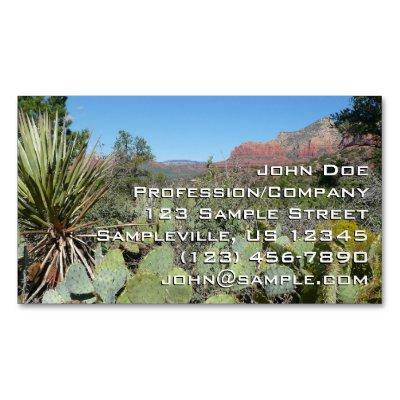 Red Rocks and Cacti I  Magnet