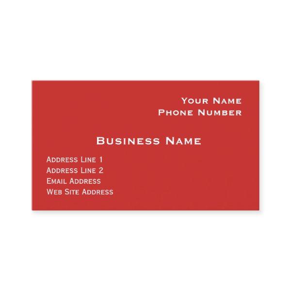 Red Semi-Gloss  Template