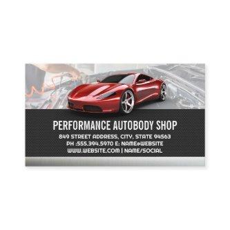 Red Sports Car | Mechanic Auto Shop
