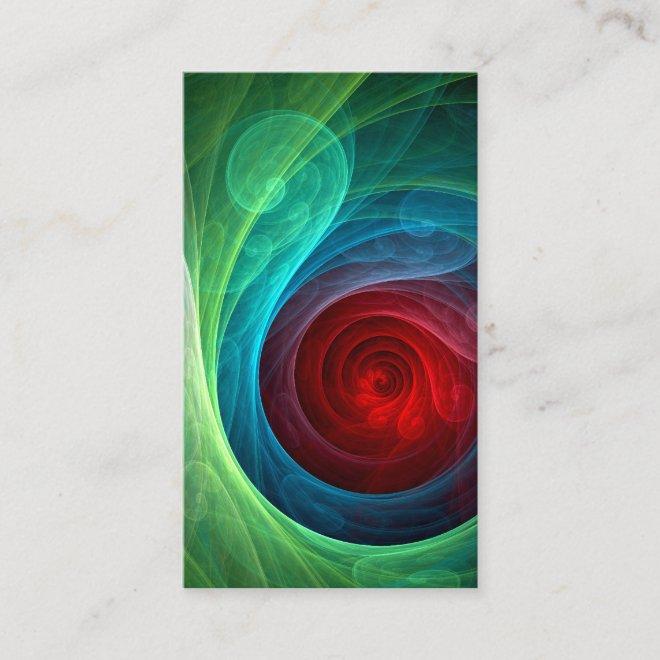 Red Storm Abstract Art