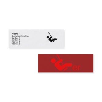 Red Swinger Calling Card