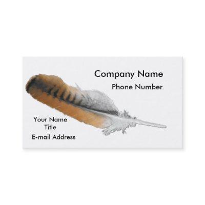 Red-tail Hawk feather