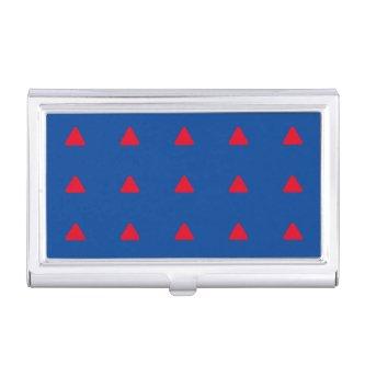 Red Triangle Pattern Blue Modern Artwork  Case