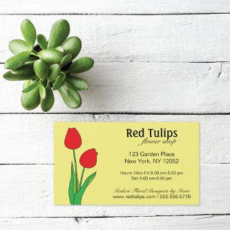 Red Tulips Flower Shop