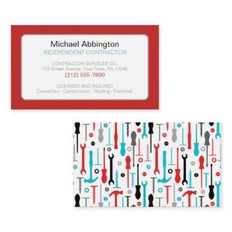 Red Turquoise Tools Contractor