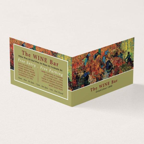 Red Vineyards, Van Gogh, Wine Bar/Winery, Detailed