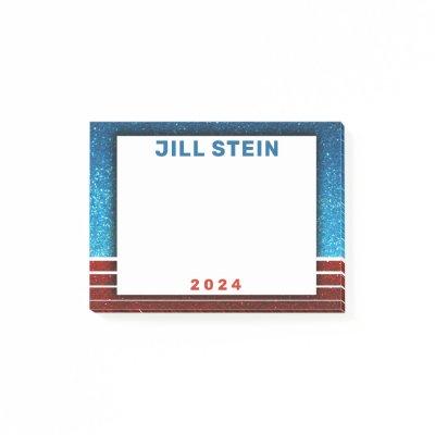 Red White and Blue Glitter 2024 President Politics Post-it Notes