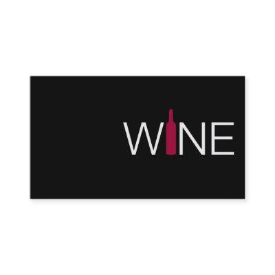 Red Wine Business Simple Card