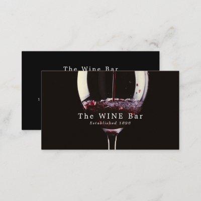 Red Wine Glass, Wine Bar/Winery