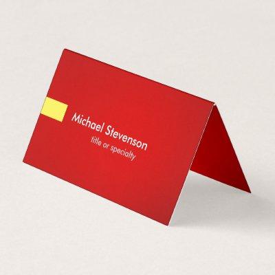 Red Yellow Modern Unique Consultant