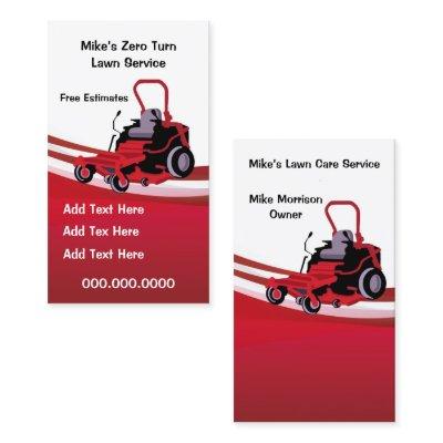 Red Zero Turn Lawn Care Service
