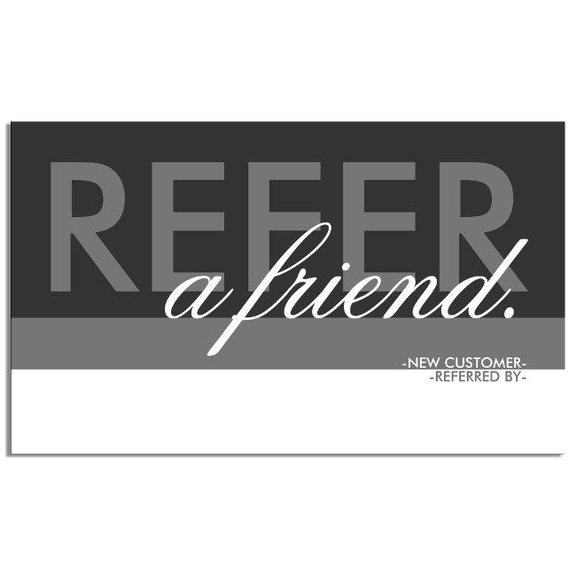 refer a friend overlay referral card