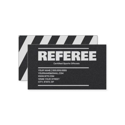 Referee Premium Calling Card