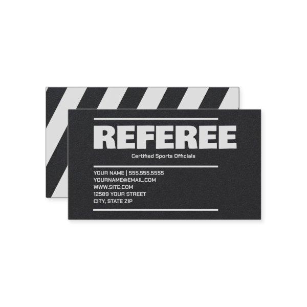 Referee Premium Calling Card