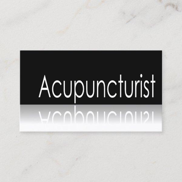 Reflective - Acupuncturist