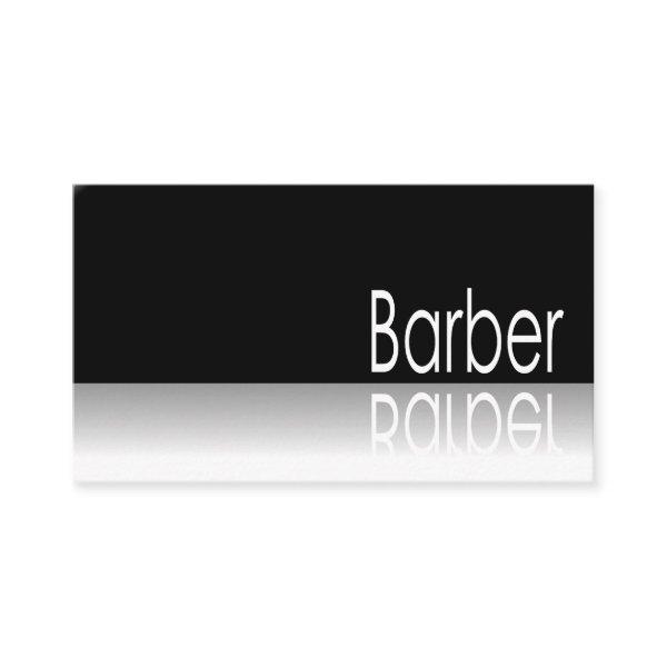 Reflective Text - Barber
