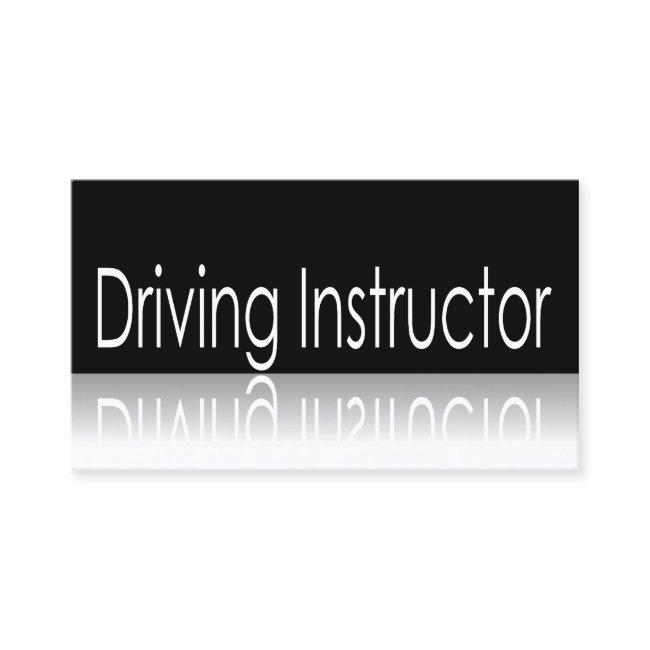 Reflective Text - Driving Instructor