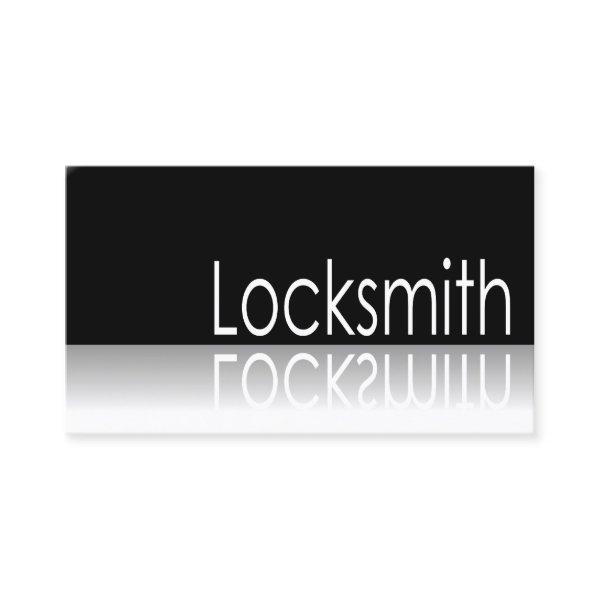 Reflective Text - Locksmith