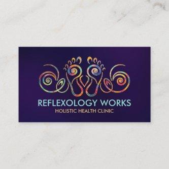 Reflexology - Colorful Spiral