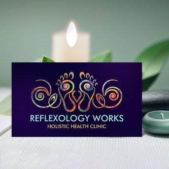 Reflexology - Colorful Spiral