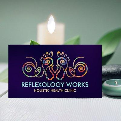 Reflexology - Colorful Spiral