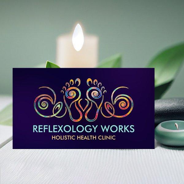 Reflexology - Colorful Spiral