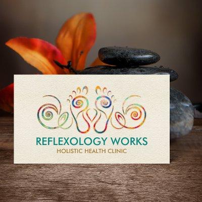 Reflexology - Colorful Spiral