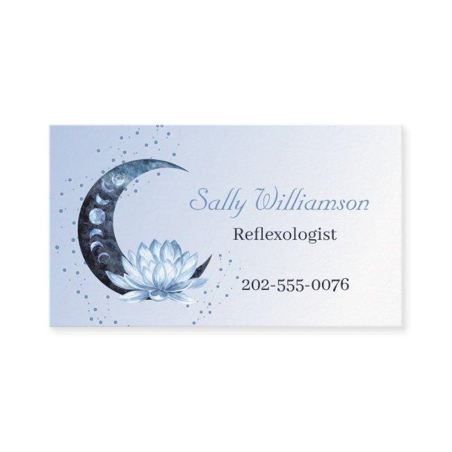 Reflexology QR Code Lotus Flower Moon
