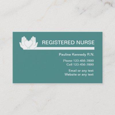Registered Nurse Business Profile Cards