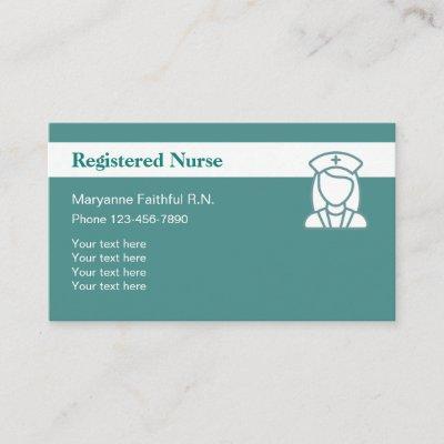 Registered Nurse Modern Design