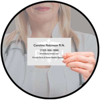 Registered Nurse Simple RN Symbol