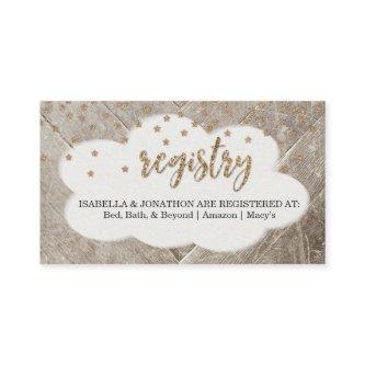 Registry Insert for Baby Shower Invitation