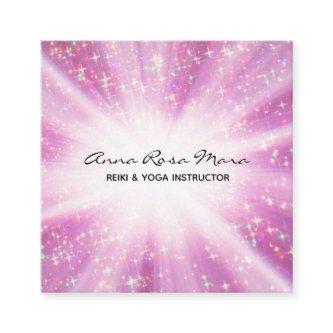 *~* Reiki Energy Healing Rays Glitter Light Worker Square