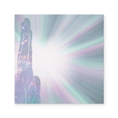 ~ Reiki Healing Hands Rays Light Worker Massage Square