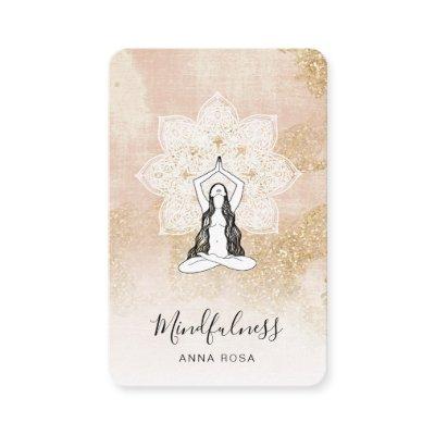 *~* Reiki Meditation Pink Woman Mandala Goddess QR