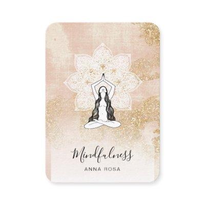 *~* Reiki Meditation Pink Woman QR Mandala Goddess