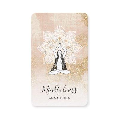 *~* Reiki QR Meditation Pink Woman Mandala Goddess