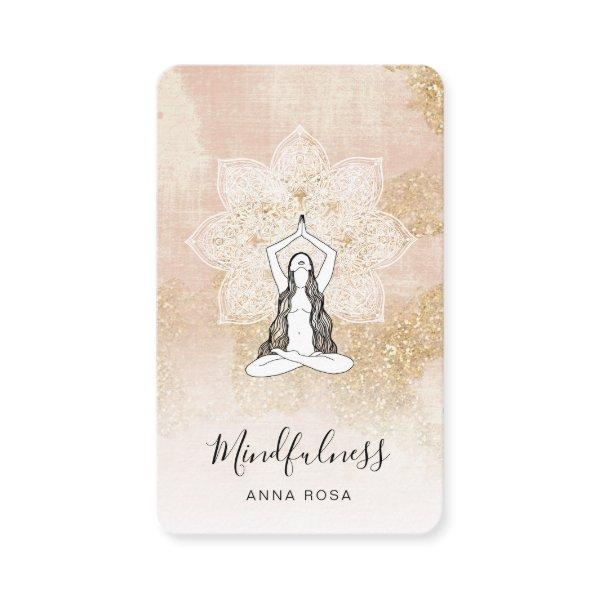 *~* Reiki QR Meditation Pink Woman Mandala Goddess