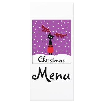 Reindeer Cat Christmas Menu