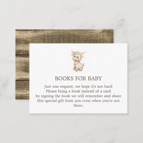 Reindeer Please bring a book Enclosure Card