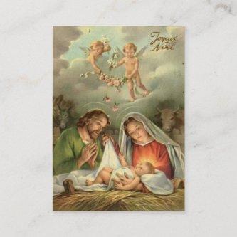 Religious Nativity Christmas Jesus Mary Joseph