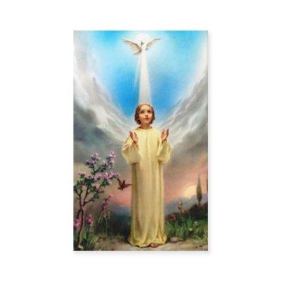 Remembrance Confirm Confirmation Dove Holy Card