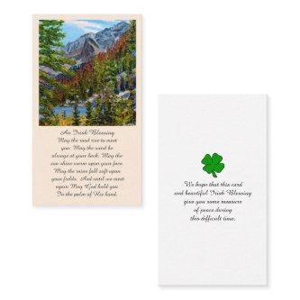 Remembrance Funeral Memorial Card